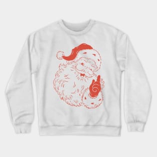 Retro Christmas Santa Claus Crewneck Sweatshirt